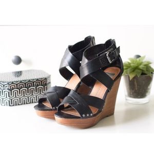 DV by Dolce Vita | Strappy Studded Stacked Wedges